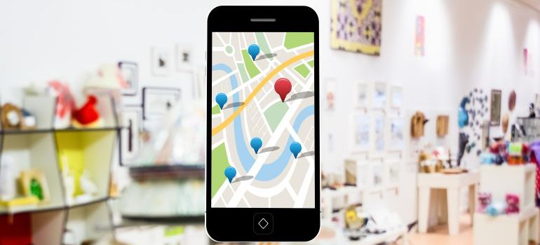 Multiple locations tags on Google Maps.