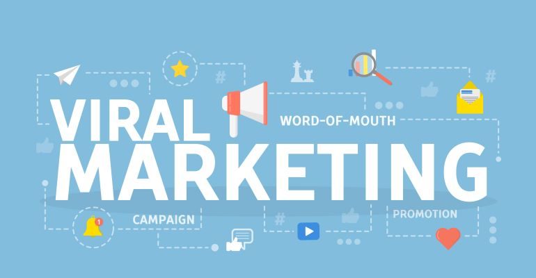 Viral marketing illustration