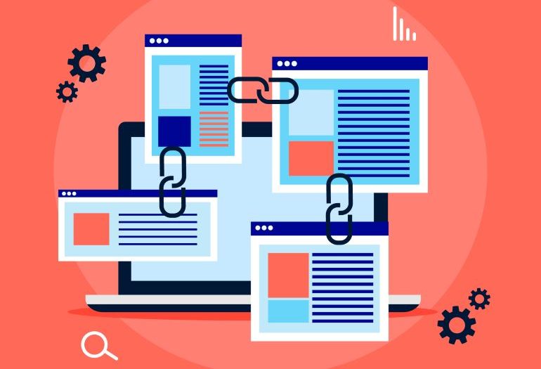Link building illustration