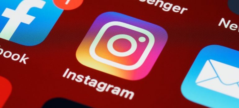 an instagram icon, representing instagram advertising