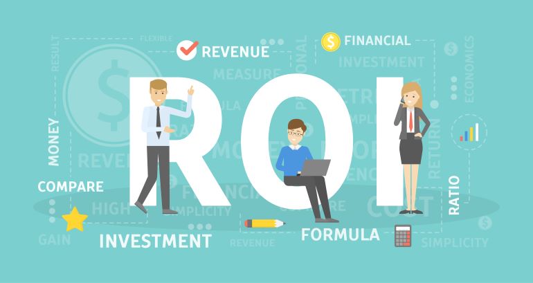 ROI calculation illustration