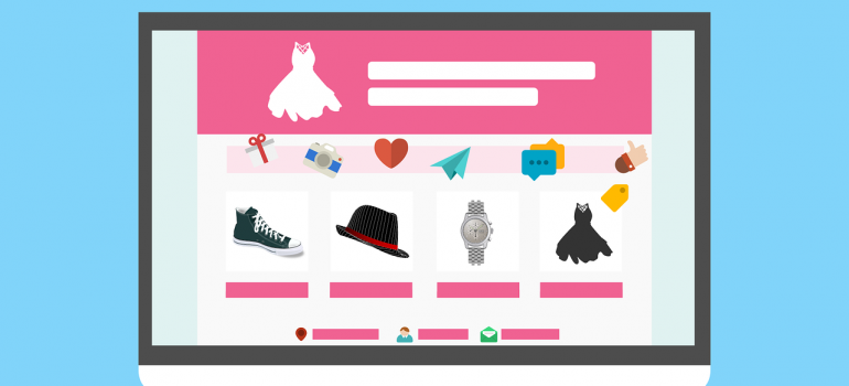 an image of online shopping cart