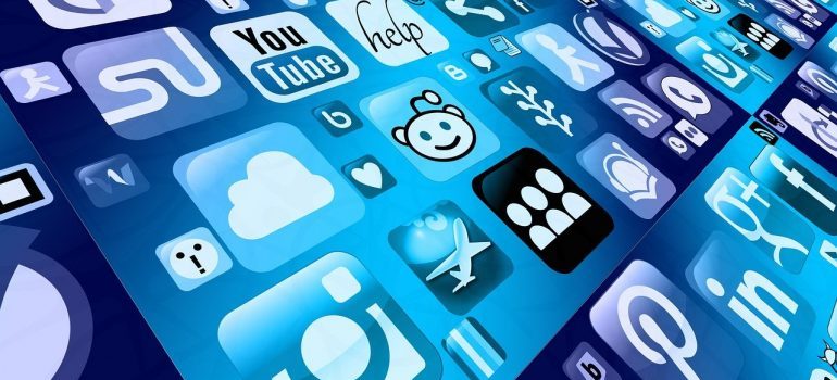 an image of various social media logos