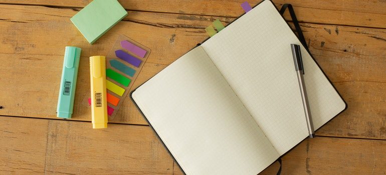 Blank pages in a notebook symbolizing one of the common mistakes with multilingual websites - skipping pages.