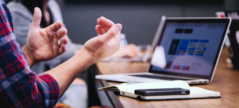 Meeting to discuss off-season marketing ideas.