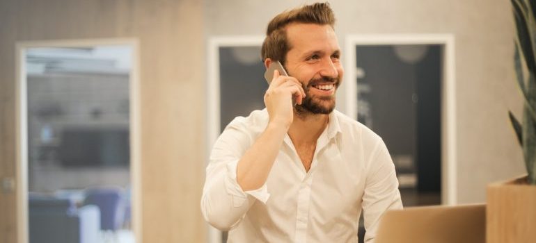 User making online purchase.