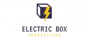 The logo of Electric Box, featuring a black box and a lightning symbol.