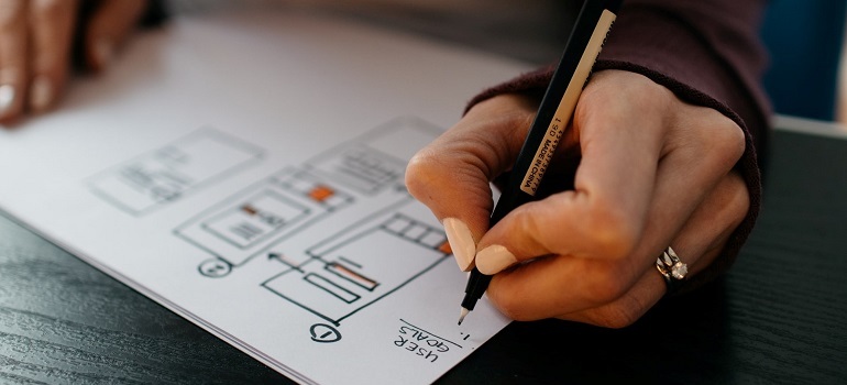 Designing a website for the best customer experience.