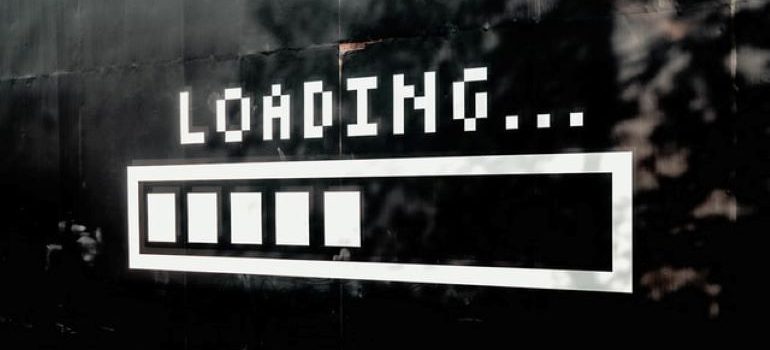 Photo of a something loading