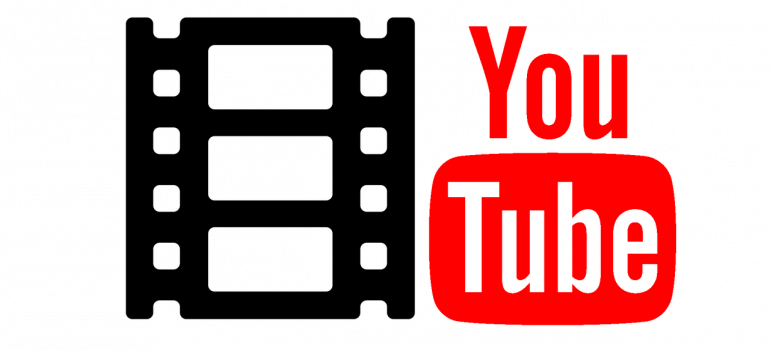 YouTube logo.