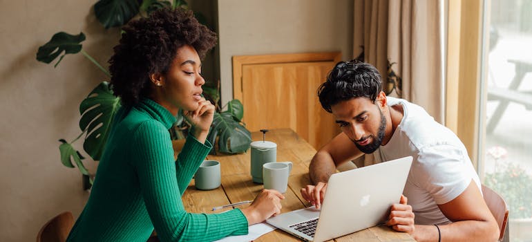 A person referring a rehab center to a friend