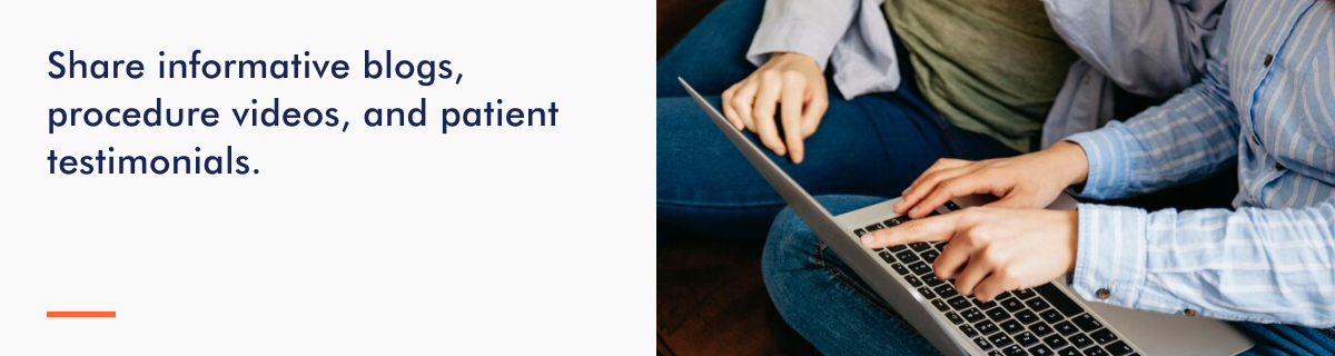 share informative blogs banner