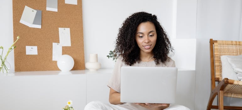 A person reading about promoting unique cosmetic surgery services on their laptop