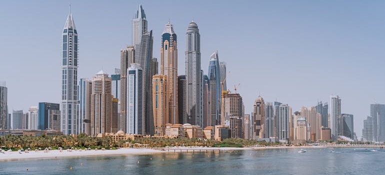 High rise buildings in Dubai
