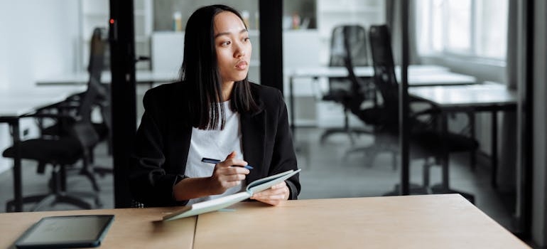 A person thinking about the question: How to effectively market your med spa?