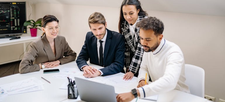 Colleagues talking about strategies for collecting patient testimonials