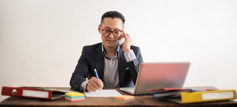 A business person trying to set up their GBP