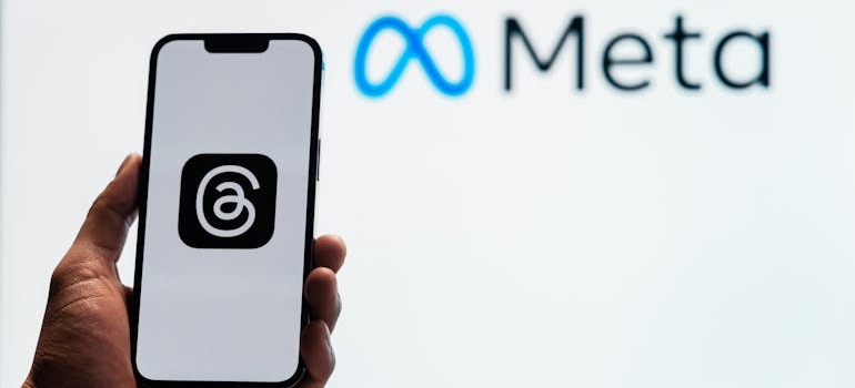 A person holding a smartphone