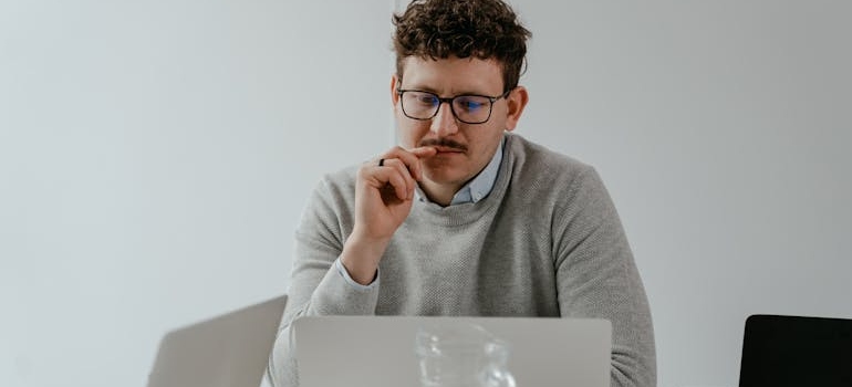 A person reading about organic vs. paid marketing comparison