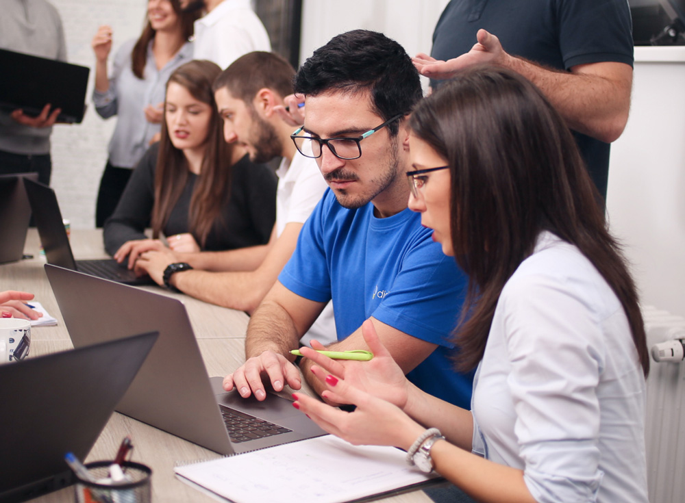 professionals at work