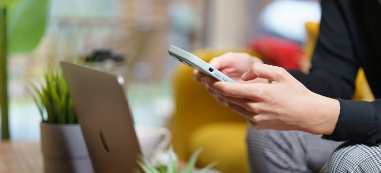 A person reading an email from a rehab center that knows how to implement a drip email strategy