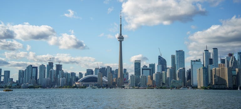 The skyline of Toronto
