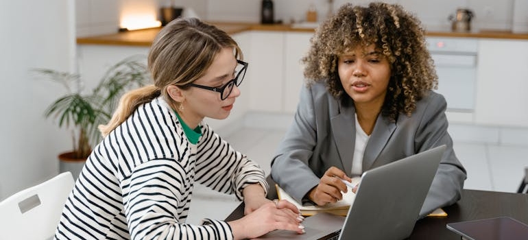 A therapist learning how to protect their practice from fake reviews with the help of an expert