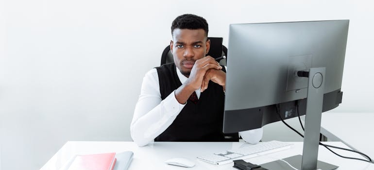 A manager of a company thinking about why it is important to check if your website was hit by a Google penalty