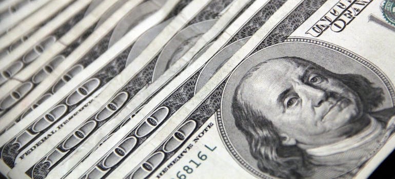 Hundred dollar bills